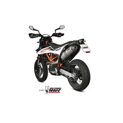 KTM 690 SMC R 2019 - 2020 OVAL TITANIO CON COPA CARBONO