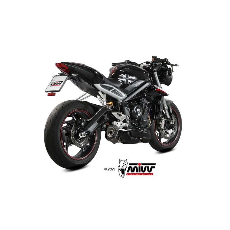TRIUMPH STREET TRIPLE 660 S 2017 - 2022 DELTA RACE NEGRO