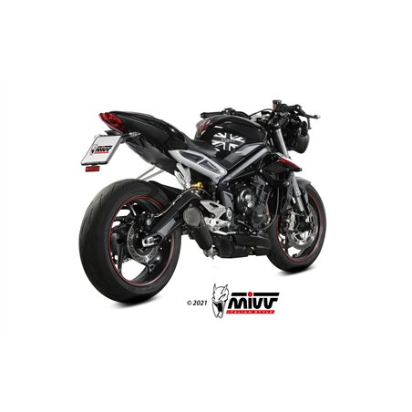 TRIUMPH STREET TRIPLE 660 S 2017 - 2022 X-M5 NEGRO