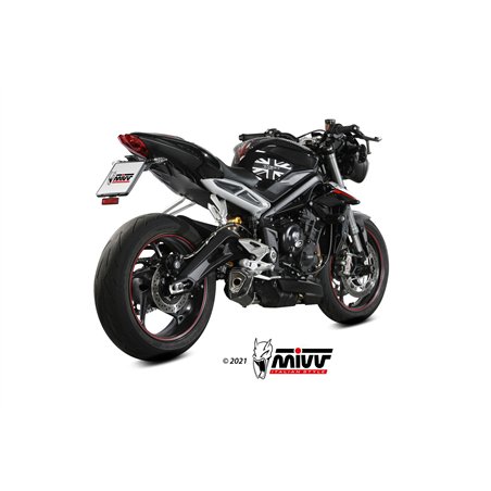 TRIUMPH STREET TRIPLE 765 R / RS 2017 - 2022 DELTA RACE NEGRO