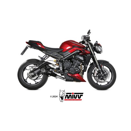 TRIUMPH STREET TRIPLE 765 R / RS 2023 - 2024 X-M5 NEGRO