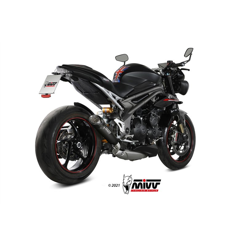 TRIUMPH SPEED TRIPLE 1050 R / S / RS 2018 - 2020 X-M5 NEGRO