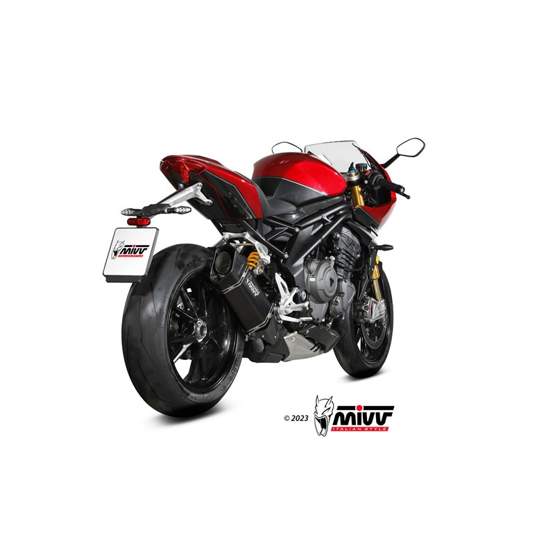 TRIUMPH SPEED TRIPLE 1200 RR / RS 2021 - 2024 SR-1 TITANIO NEGRO