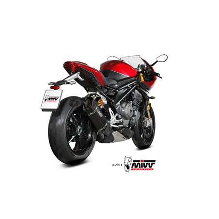 TRIUMPH SPEED TRIPLE 1200 RR / RS 2021 - 2024 SR-1 TITANIO NEGRO