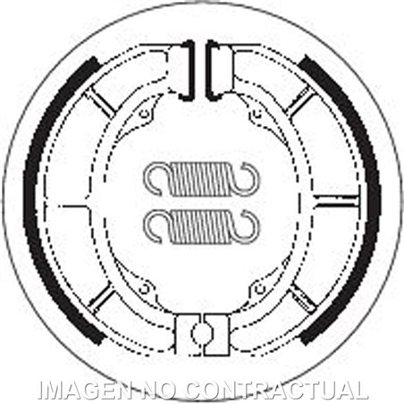 APRILIA MOJITO/HABANA 50 2T CUSTOM 2003 MORDAZA DE FRENO SBS TRAS