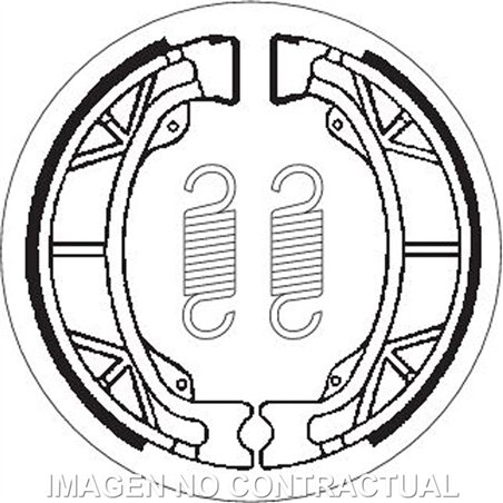 APRILIA SONIC 50 2T LC CARB E1 1998-2002 MORDAZA DE FRENO SBS TRAS