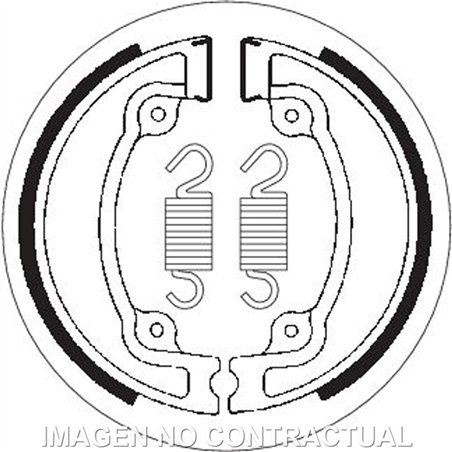 BOMBARDIER-CAN AM DS MINI 50 2003-2006 MORDAZA DE FRENO SBS TRAS