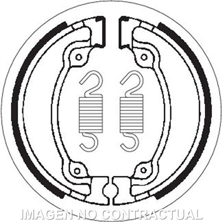 CAGIVA T4R 350 1987-1994 MORDAZA DE FRENO SBS TRAS