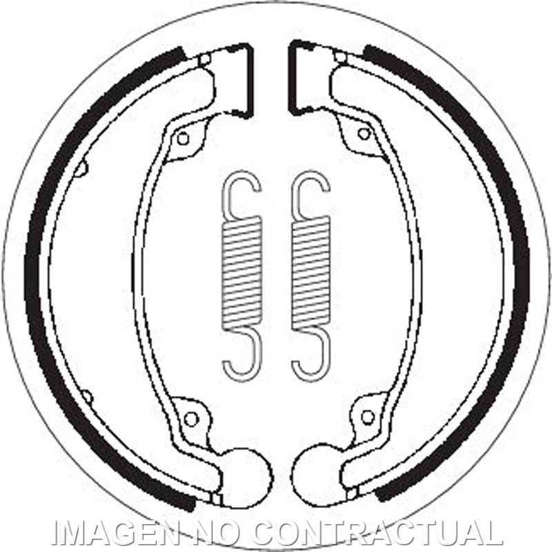 HONDA CM 200 T TWINSTAR 1980-1981 MORDAZA DE FRENO SBS TRAS