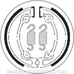 KYMCO AGILITY 50 4T CITY 16 AC CARB E2 2008-2010 MORDAZA DE FRENO SBS TRAS