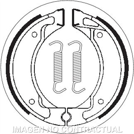 MBK FLIPPER 50 2T LIGHT AC CARB 2004 MORDAZA DE FRENO SBS TRAS