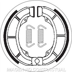 SUZUKI AY 50 KATANA 2T LC CARB E1 1999-2002 MORDAZA DE FRENO SBS TRAS