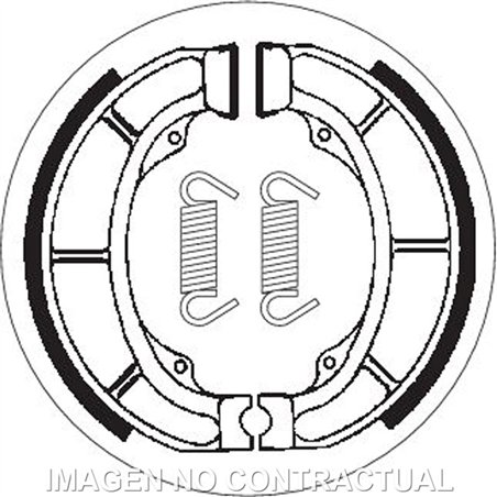 SUZUKI AY 50 KATANA 2T LC CARB E2 2003-2004 MORDAZA DE FRENO SBS TRAS