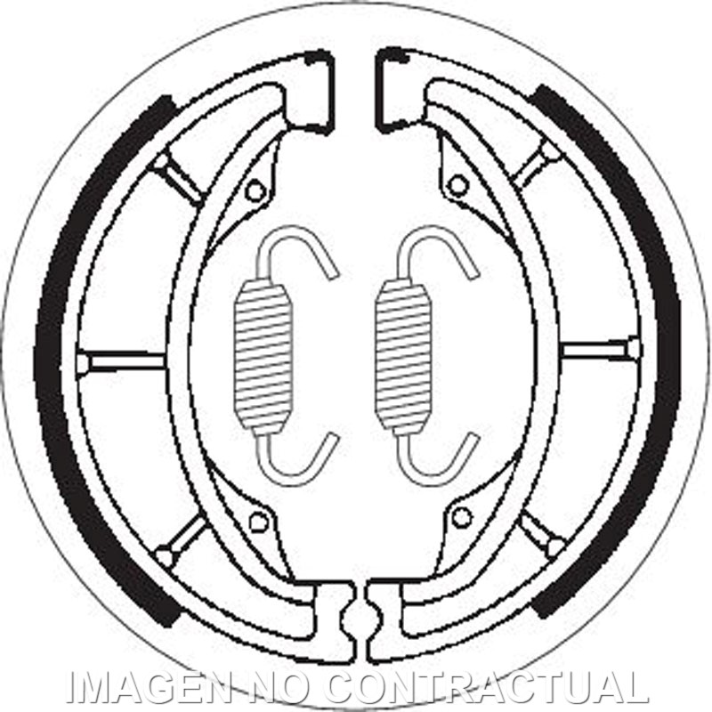 SUZUKI DR 250 S 1982-1989 MORDAZA DE FRENO SBS TRAS