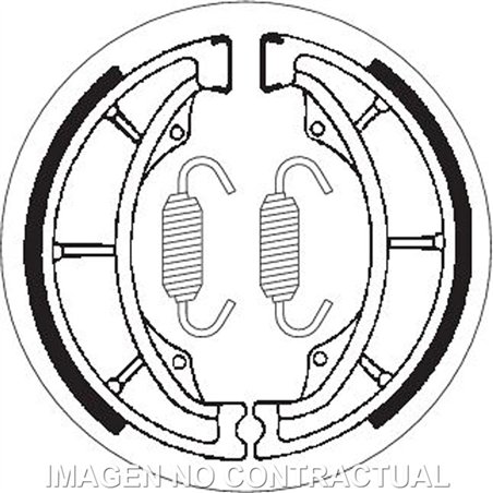 SUZUKI DR 250 S 1982-1989 MORDAZA DE FRENO SBS TRAS