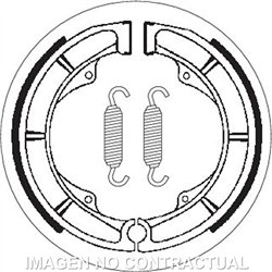 SUZUKI DR 750 S 1988 MORDAZA DE FRENO SBS TRAS