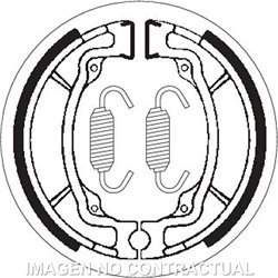 SUZUKI DR-Z 110 2003-2005 MORDAZA DE FRENO SBS TRAS