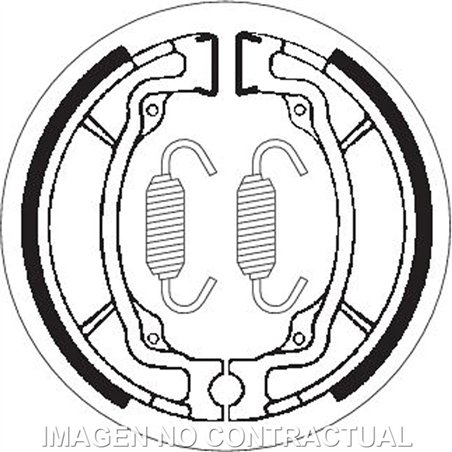 SUZUKI DR-Z 110 2003-2005 MORDAZA DE FRENO SBS TRAS