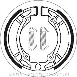 SUZUKI TR 50 STREET MAGIC 2T AC CARB 1998-2000 MORDAZA DE FRENO SBS TRAS