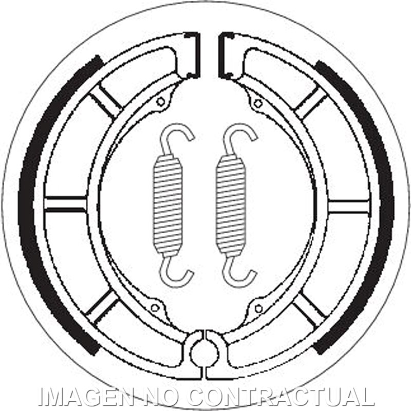 SUZUKI VS 600 INTRUDER 1995-1997 MORDAZA DE FRENO SBS TRAS