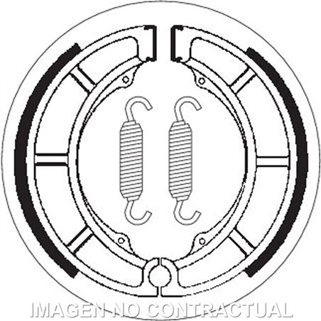 SUZUKI VS 600 INTRUDER 1995-1997 MORDAZA DE FRENO SBS TRAS