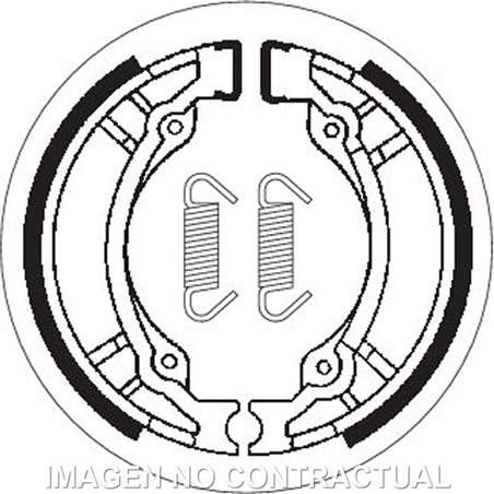 SYM SUPER DUKE 125 4T AC CARB 1996-1998 MORDAZA DE FRENO SBS TRAS