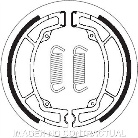 YAMAHA IT 200 1984 MORDAZA DE FRENO SBS TRAS