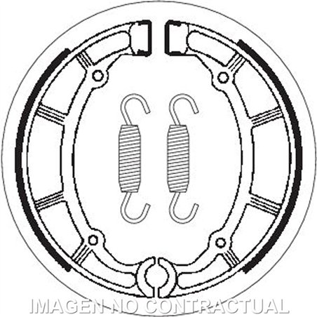 YAMAHA XVS 650 DRAGSTAR 1997-2000 MORDAZA DE FRENO SBS TRAS