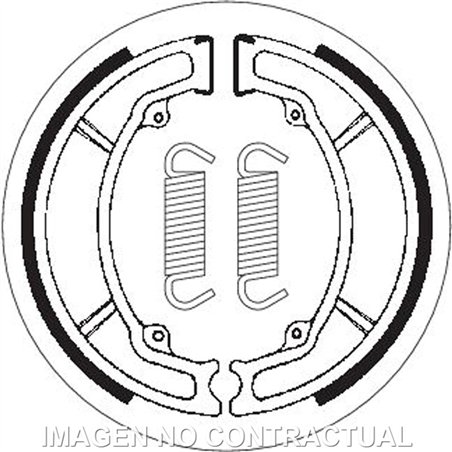 YAMAHA YFM 50 RAPTOR 2WD 2004-2009 MORDAZA DE FRENO SBS TRAS