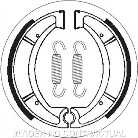 YAMAHA YZ 490 1982 MORDAZA DE FRENO SBS TRAS