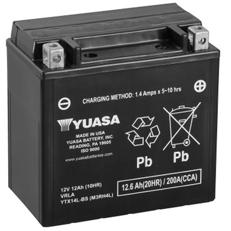 Buell R 1125 2008-2010 Bateria YUASA Sin Mantenimiento