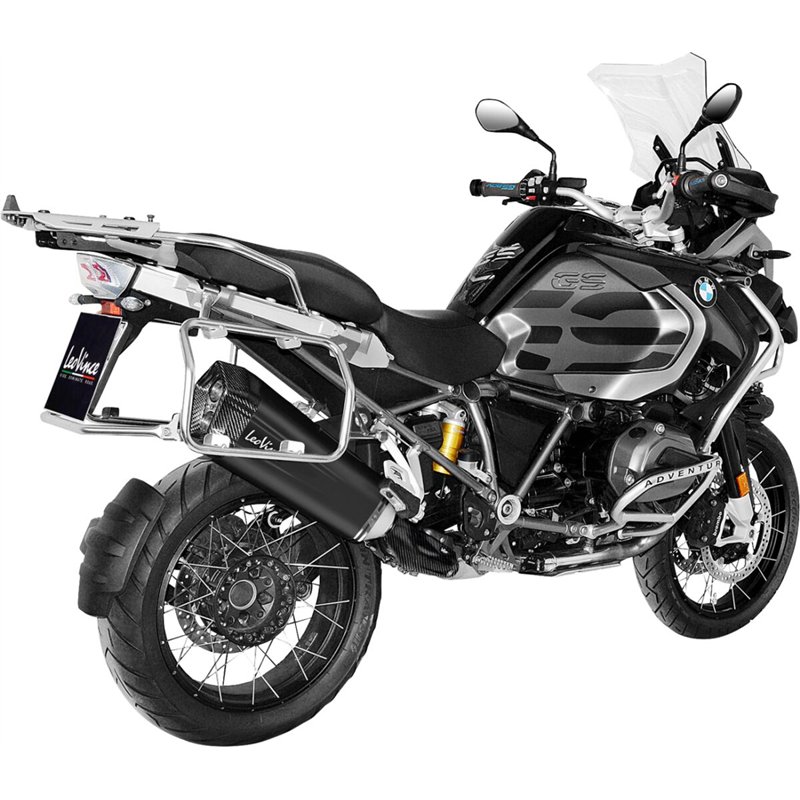 BMW R 1250 GS ABS ADVENTURE STYLE TROPHY 2023-2024 HOMOLOGADO ESCAPE LV-12 NEGRO