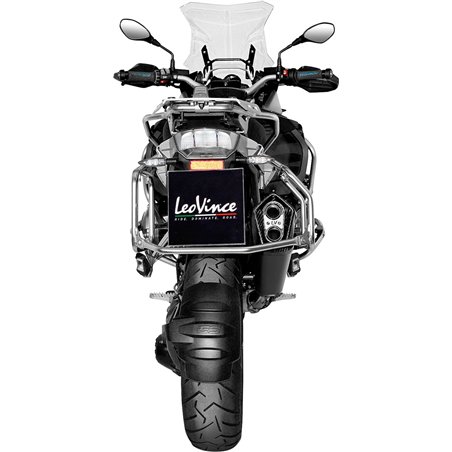 BMW R 1250 GS ABS ADVENTURE STYLE TROPHY 2023-2024 HOMOLOGADO ESCAPE LV-12 NEGRO