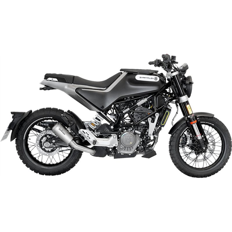 HUSQVARNA SVARTPILEN 125 ABS 2021-2024 ESCAPE LV-10 INOX