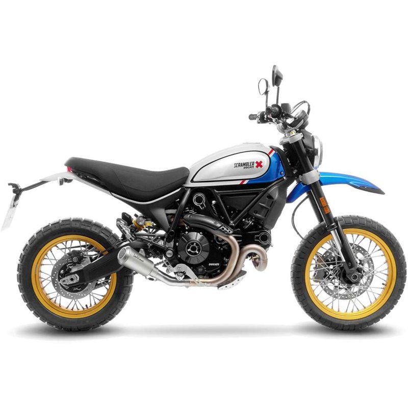 DUCATI SCRAMBLER 803 ABS DESERT SLED 2021-2023 ESCAPE LV 10 INOX