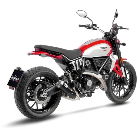 DUCATI SCRAMBLER 803 ABS FULL THROTTLE 2023-2024 HOMOLOGADO ESCAPE LV-10 CARBONO