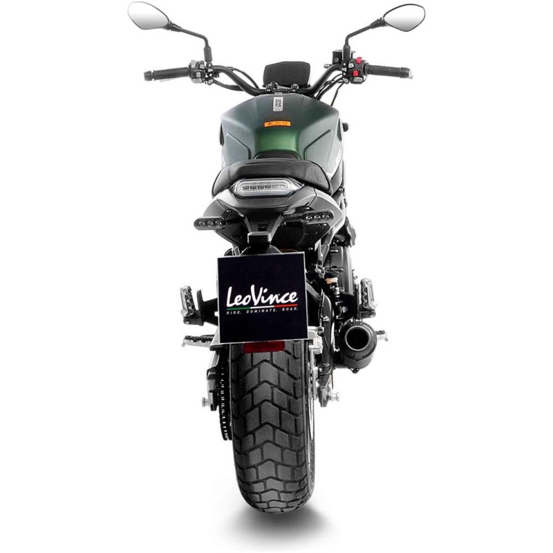BENELLI LEONCINO 800 ABS 2022-2023 HOMOLOGADO ESCAPE LV-10 NEGRO