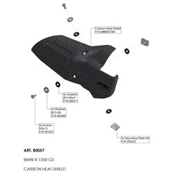 BMW R 1300 GS ABS 2023-2025 PROTECTOR DE CALOR