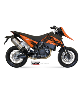 KTM 690 SM 2007 - 2012 SUONO INOX COPA CARBONO MIVV