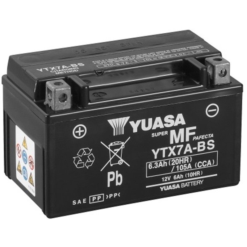 F. B. Mondial HPS CBS Euro5 125 2021-2023 Bateria YUASA Sin Mantenimiento F. B. Mondial HPS CBS Euro5 125 2021-2023 Bateria YUASA Sin Mantenimiento