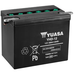 Harley Davidson FLH Electra Glide 1340 1982-1984 Bateria YUASA Yumicron