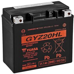 Harley Davidson FXDWG Dyna (NonUs) 1340 1995-1998 Bateria YUASA Alto Rendimiento
