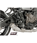 YAMAHA MT-07 (2017 - 2020) SISTEMA DE ESCAPE COMPLETO 2-1 SILENCIADOR CÓNICO 70'S SC PROJECT