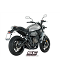 YAMAHA MT-07 (2017 - 2020) SISTEMA DE ESCAPE COMPLETO 2-1 SILENCIADOR S1 NEGRO SC PROJECT