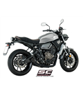 YAMAHA MT-07 (2017 - 2020) SISTEMA DE ESCAPE COMPLETO 2-1 SILENCIADOR S1 NEGRO SC PROJECT