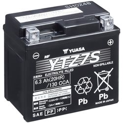 HM CRM F X Derapage 4T (Yamaha) 125 2010-2012 Bateria YUASA Precargadas sin Mant.