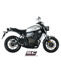 YAMAHA XSR 700 (2016 - 2020) SISTEMA DE ESCAPE COMPLETO 2-1 SILENCIADOR S1 NEGRO SC PROJECT