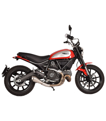 DUCATI SCRAMBLER 803 ABS 2015 - 2016 60's MUFFLER STAINLESS STEEL