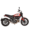 DUCATI SCRAMBLER 803 ABS 2015 - 2016 60's MUFFLER STAINLESS STEEL