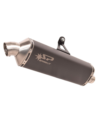 HONDA CRF 1000 L 2016 - 2019 DAKAR SLIP-ON MUFFLER DARK STYLE (S/S)